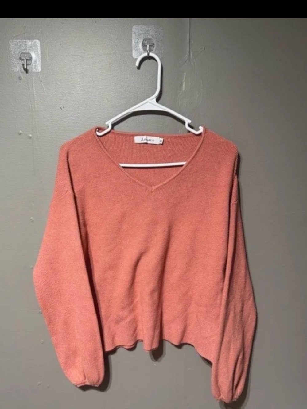 Soft V-Neck Sweater in Dusty Rose by A New Day
